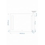 Зеркало Cersanit LED 020 base 80*60, с подсветкой, Сорт1 (KN-LU-LED020*80-b-Os)