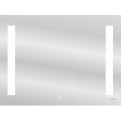 Зеркало: LED 020 base 80*60, с подсветкой, Сорт1 (KN-LU-LED020*80-b-Os)