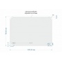 Зеркало Cersanit LED 070 pro 100*70, с подсветкой, сенсор, антизапотевание, ф-ция звонка, Bluetooth (KN-LU-LED070*100-p-Os) 