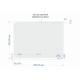 Зеркало Cersanit LED 070 pro 80*60, с подсветкой, сенсор, антизапотевание, часы, ф-ция звонка, Bluetooth (KN-LU-LED070*80-p-Os)