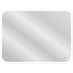 Зеркало: LED 070 pro 80*60, с подсветкой, сенсор, антизапотевание, часы, ф-ция звонка, Bluetooth (KN-LU-LED070*80-p-Os)