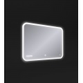 Зеркало: LED 070 pro 80*60, с подсветкой, сенсор, антизапотевание, часы, ф-ция звонка, Bluetooth (KN-LU-LED070*80-p-Os)
