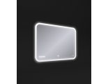 Зеркало: LED 070 pro 80*60, с подсветкой, сенсор, антизапотевание, часы, ф-ция звонка, Bluetooth (KN-LU-LED070*80-p-Os)