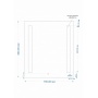 Зеркало Cersanit LED 020 base 70*80, с подсветкой (KN-LU-LED020*70-b-Os) 