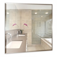 Зеркало Mixline Квадрат 530*530 (ШВ) б/полки с фацетом