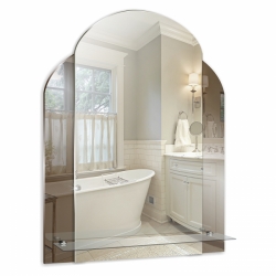 Зеркало Mixline Прохлада 550*735 (ШВ) с полкой