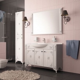 Зеркало Mixline Людвиг-105 патина серебро