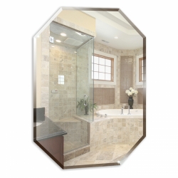 Зеркало Mixline Атлант 495*685 (ШВ) б/полки с фацетом