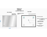 Зеркало LED 011 DESIGN 100