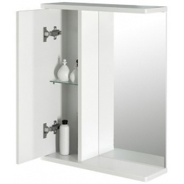 Зеркало-шкаф Mixline Норд-55, левый без подсветки (ПВХ)