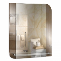 Зеркало Mixline Юнона 550*685 с полкой