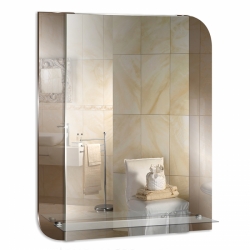 Зеркало Mixline Юнона 550*685 с полкой