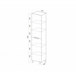 Пенал Mixline Этьен-36 универсальный