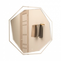 Зеркало Mixline Оттавия 800*800 (ШВ) сенсорный выключатель