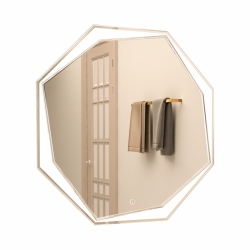 Зеркало Mixline Оттавия 800*800 (ШВ) сенсорный выключатель