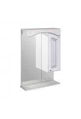 Зеркало-шкаф Mixline Крит-55, патина серебро без подсветки