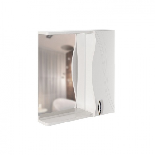 Зеркало-шкаф Mixline Лима-65, правый с подсветкой купить в интернет магазине Санрай73