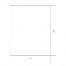 Зеркало Mixline Мираж 530*750