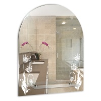 Зеркало Mixline Букет 495*670 с полкой