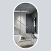 Зеркало Vincea LED VLM-2K120 600х1200 овальное new