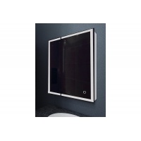 Зеркальный шкаф Mixline Минио 700*800 (ШВ) 2 створки, правый, сенсорный выкл, светодиодная подсветка