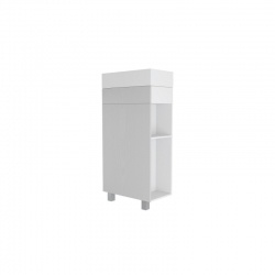 Тумба Mixline Мини 40 серая правая, под умывальник Sky-40