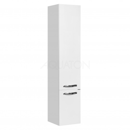 Шкаф-колонна подвесная АКВАТОН Ария М белый купить в интернет магазине Санрай73