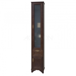 Шкаф - колонна Aquaton Идель правый дуб шоколадный 1A198003IDM8R