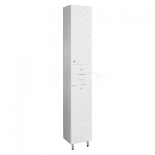 Шкаф - колонна Aquaton Минима М с бельевой корзиной правая белый 1A132303MN01R купить в интернет магазине Санрай73
