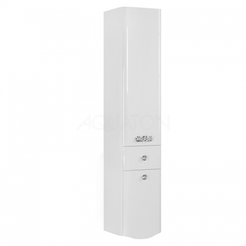 Шкаф - колонна Aquaton Венеция подвесная правая белый 1A151003VN01R купить в интернет магазине Санрай73