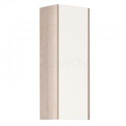 Шкафчик Aquaton Йорк одностворчатый белый, ясень фабрик 1A171403YOAV0