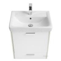 Тумба под раковину Aquaton Йорк 55 М белый, ясень фабрик 1A170801YOAV0