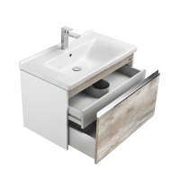 Тумба под раковину Aquaton Капри 80 бетон пайн 1A230201KPDA0