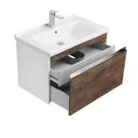 Тумба Акватон Капри 80 Таксония темная, под раковину Миранда 80