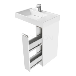 Тумба Акватон Лондри 200 под раковину Рейн 80 для стиральной машины