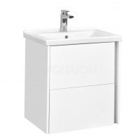 Тумба АКВАТОН Стоун 60 белая под раковину Миранда-60