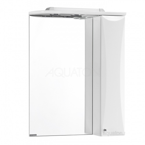 Зеркальный шкаф Aquaton Джимми 57 правый белый 1A034002DJ01R купить в интернет магазине Санрай73
