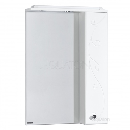 Зеркальный шкаф Aquaton Лиана 60 правый белый 1A162702LL01R купить в интернет магазине Санрай73