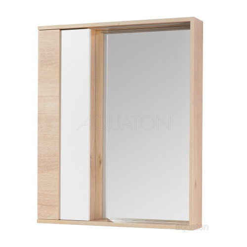 Зеркальный шкаф Aquaton Бостон 60 дуб эврика 1A240202BN010 купить в интернет магазине Санрай73