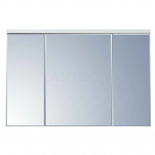 Зеркальный шкаф Aquaton Брук 120 белый 1A200802BC010 купить в интернет магазине Санрай73