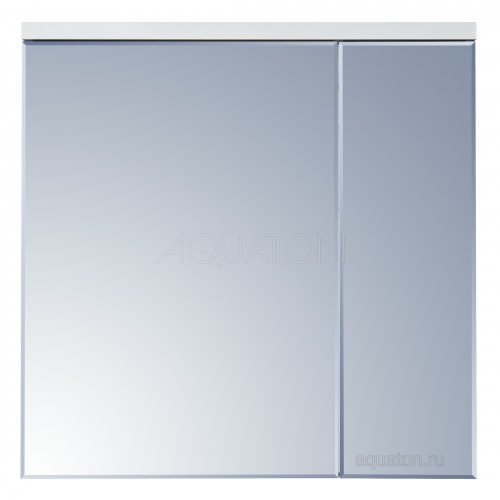 Зеркальный шкаф Aquaton Брук 80 белый 1A200602BC010 купить в интернет магазине Санрай73