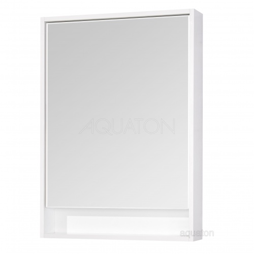 Зеркальный шкаф Aquaton Капри 60 белый глянец 1A230302KP010 купить в интернет магазине Санрай73