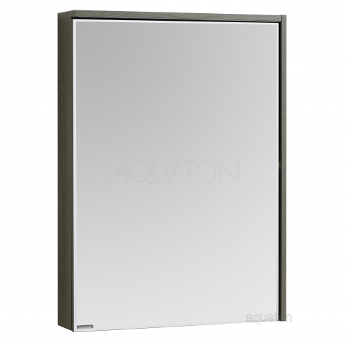 Зеркальный шкаф Aquaton Стоун 60 грецкий орех 1A231502SXC80 купить в интернет магазине Санрай73