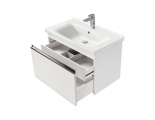 Тумба под раковину Aquaton Капри 80 белый глянец 1A230201KP010