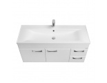 Тумба АКВАТОН Диор 120 белый под умывальник Премьер М 120