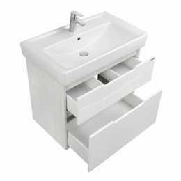 Тумба АКВАТОН Дакота 80 белый/выб.дерево под раковину Тигода 80