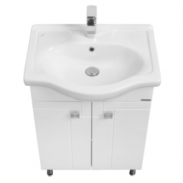 Тумба АКВАТОН Фиджи 60 белая (под раковину Селигер-60)
