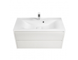 Тумба под раковину Aquaton Римини 100 белый глянец 1A232801RN010 NEW