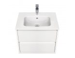Тумба под раковину Aquaton Римини 60 белый глянец 1A226601RN010 NEW