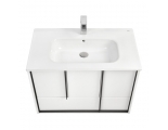 Тумба под раковину Aquaton Ривьера 80 белый матовый 1A239001RVX20